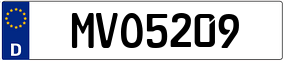 Plaka M VO 5209